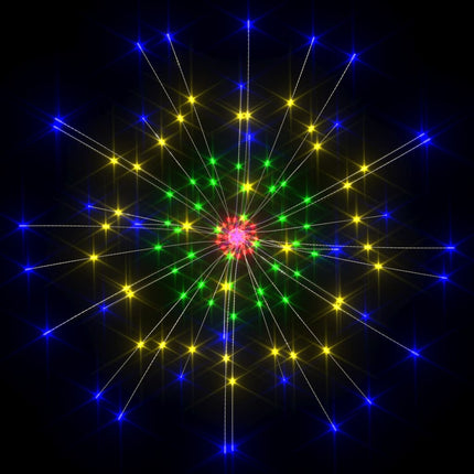 Kerstverlichting Vuurwerk 280 Led's 20 Cm Meerkleurig