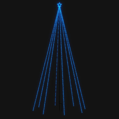 LED-kerstboom binnen buiten 576 LEDs 3,6 m blauw