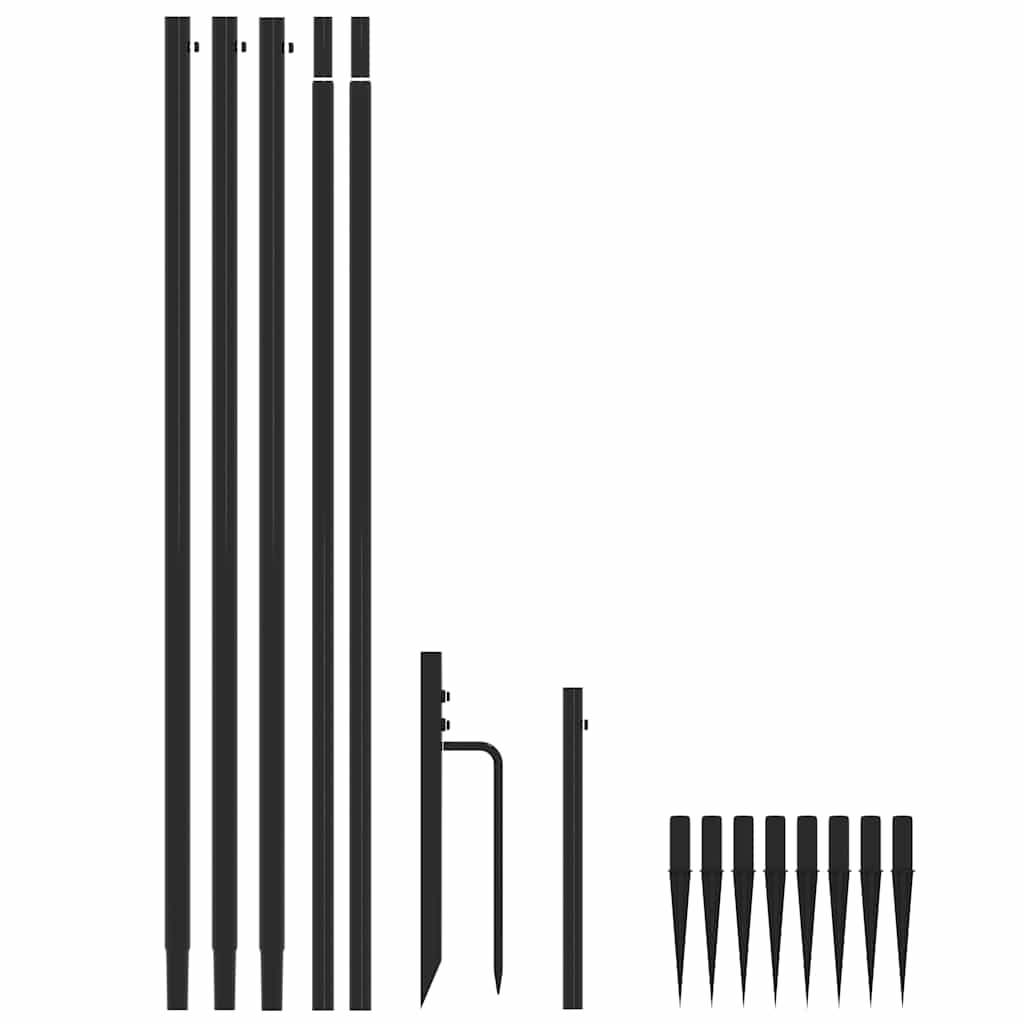 LED-kerstboom binnen buiten 576 LEDs 3,6 m blauw