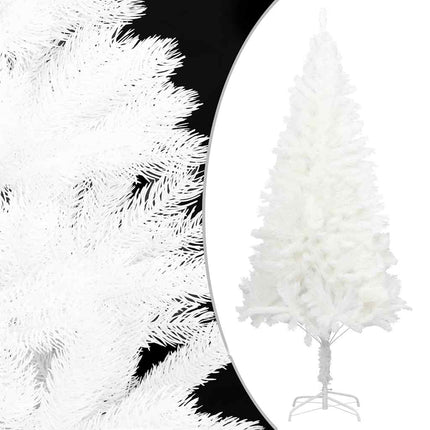 Kunstkerstboom Met Verlichting En Kerstballen 120 Cm Wit