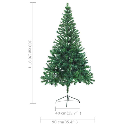 Kunstkerstboom Met Verlichting En Kerstballen 546 Takken