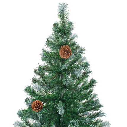 Kunstkerstboom Met Verlichting Kerstballen Dennenappels 180 Cm