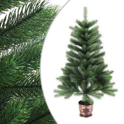 Kunstkerstboom Met Verlichting En Kerstballen 65 Cm Groen