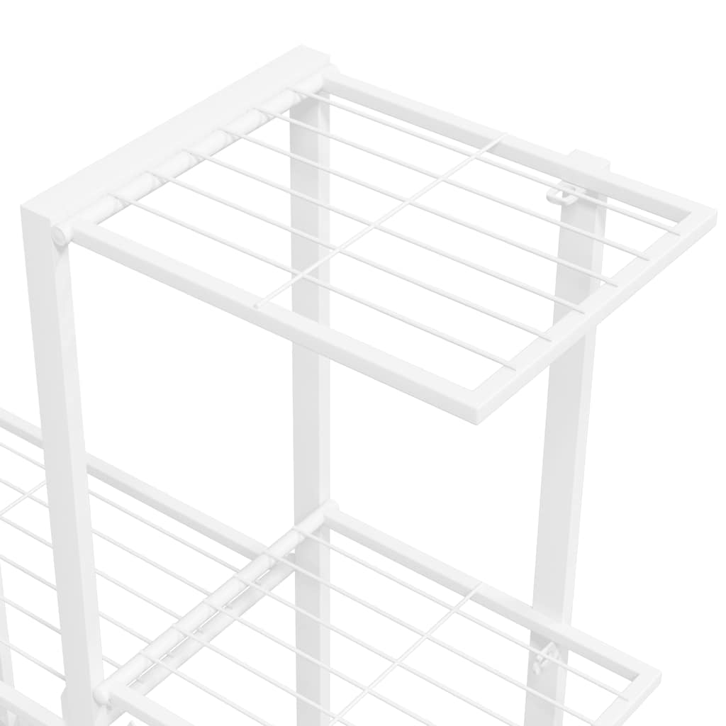 Bloemenstandaard Met Wielen 94,5X25X92,5 Cm Metaal