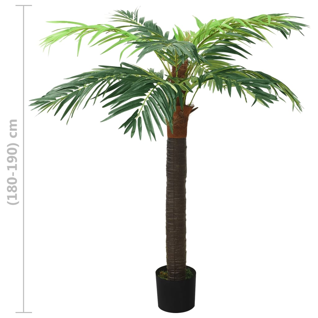Kunstboom met pot phoenixpalm 190 cm groen