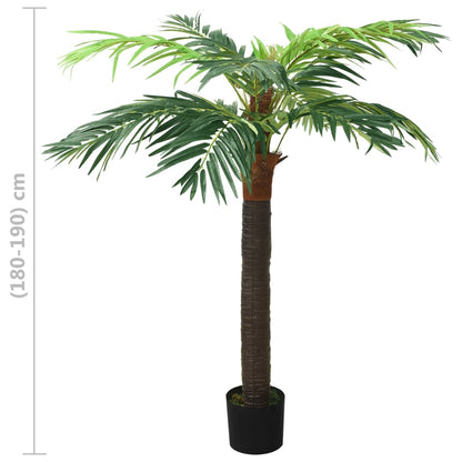 Kunstboom met pot phoenixpalm 190 cm groen