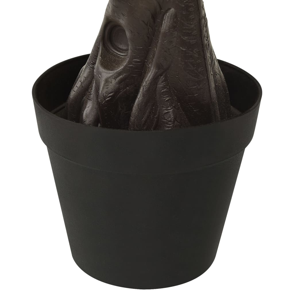 Kunstplant met pot pinus bonsai 60 cm groen