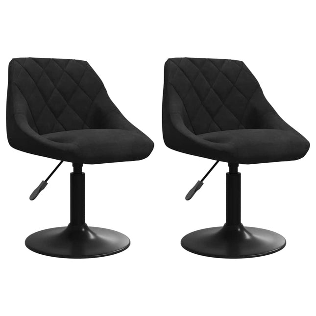 Eetkamerstoelen Draaibaar Fluweel