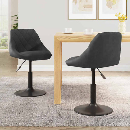Eetkamerstoelen Draaibaar Fluweel