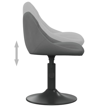 Eetkamerstoelen Draaibaar Fluweel