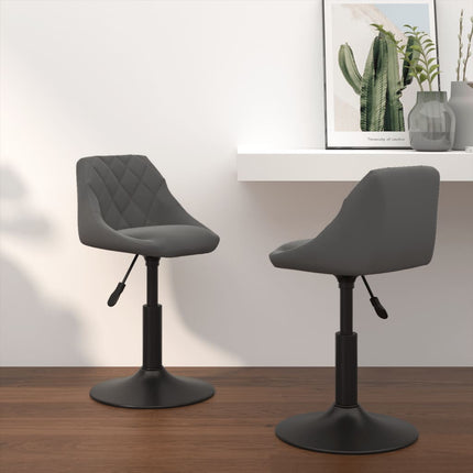 Eetkamerstoelen Draaibaar Fluweel