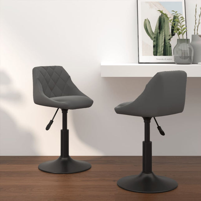 Eetkamerstoelen Draaibaar Fluweel