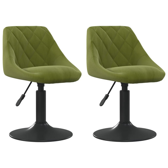Eetkamerstoelen Draaibaar Fluweel
