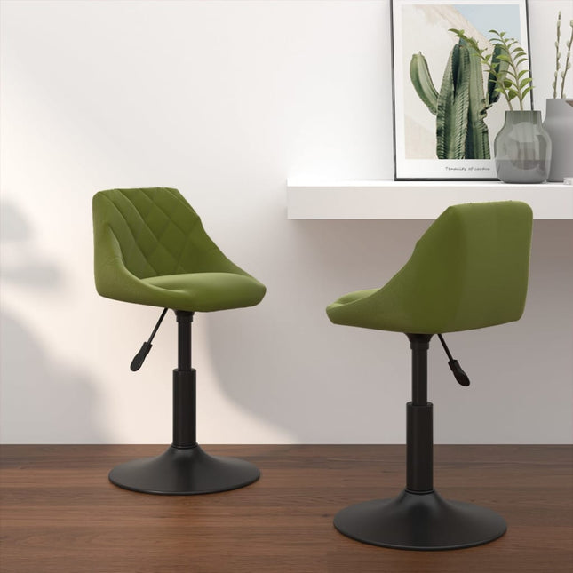 Eetkamerstoelen Draaibaar Fluweel