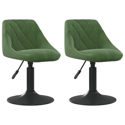 Eetkamerstoelen Draaibaar Fluweel