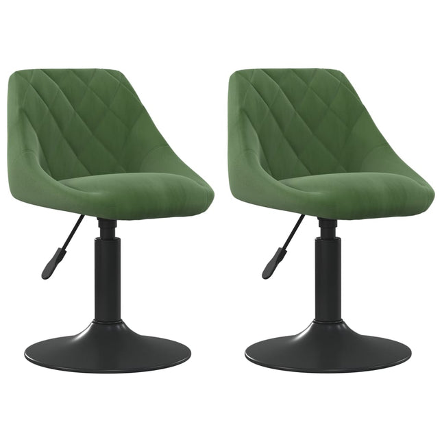 Eetkamerstoelen Draaibaar Fluweel