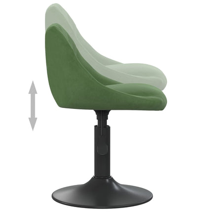 Eetkamerstoelen Draaibaar Fluweel