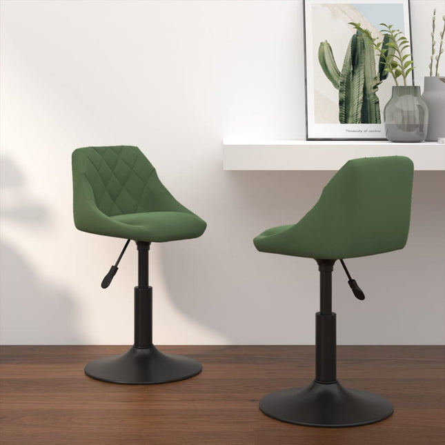Eetkamerstoelen Draaibaar Fluweel