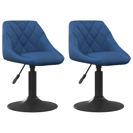 Eetkamerstoelen Draaibaar Fluweel