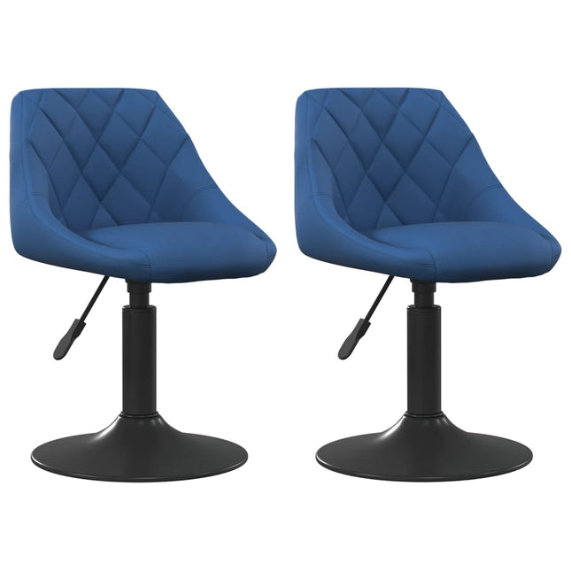 Eetkamerstoelen Draaibaar Fluweel