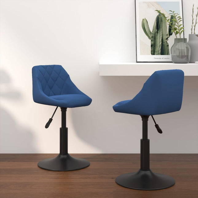 Eetkamerstoelen Draaibaar Fluweel