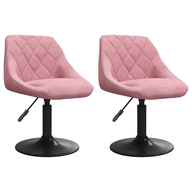Eetkamerstoelen Draaibaar Fluweel