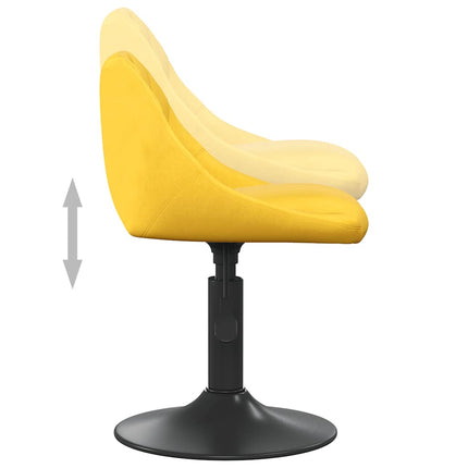 Eetkamerstoelen Draaibaar Fluweel