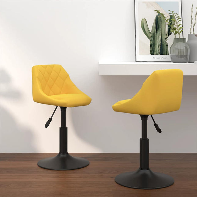 Eetkamerstoelen Draaibaar Fluweel