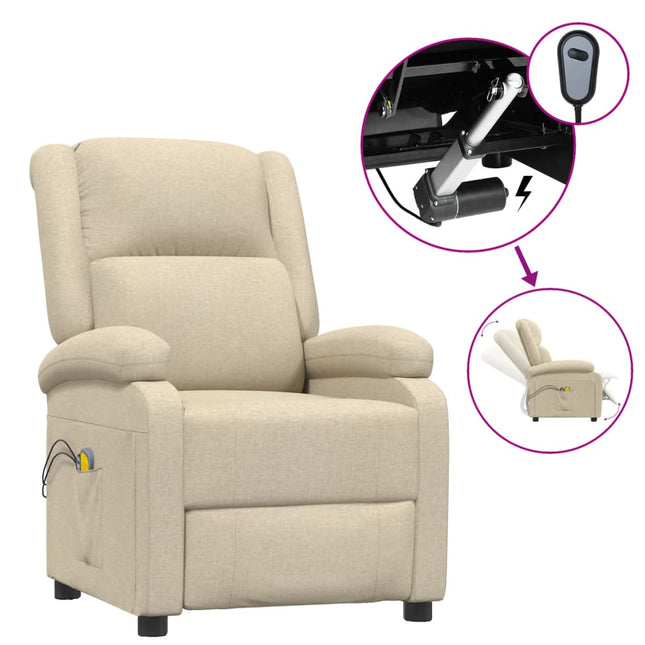 Massagestoel Elektrisch Stof Kleurig