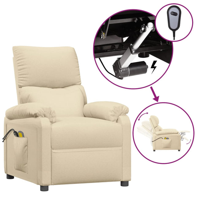 Massagestoel Elektrisch Stof Kleurig