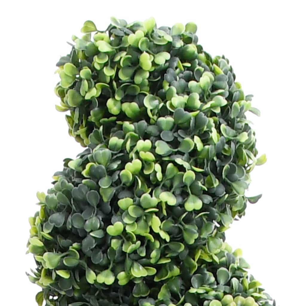 Kunstplant met pot buxus spiraal 100 cm groen