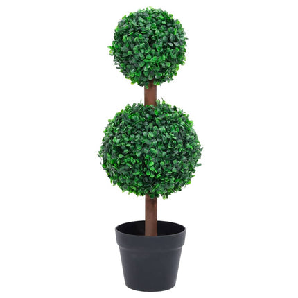Kunstplant Met Pot Buxus Bolvorming 50 Cm Groen