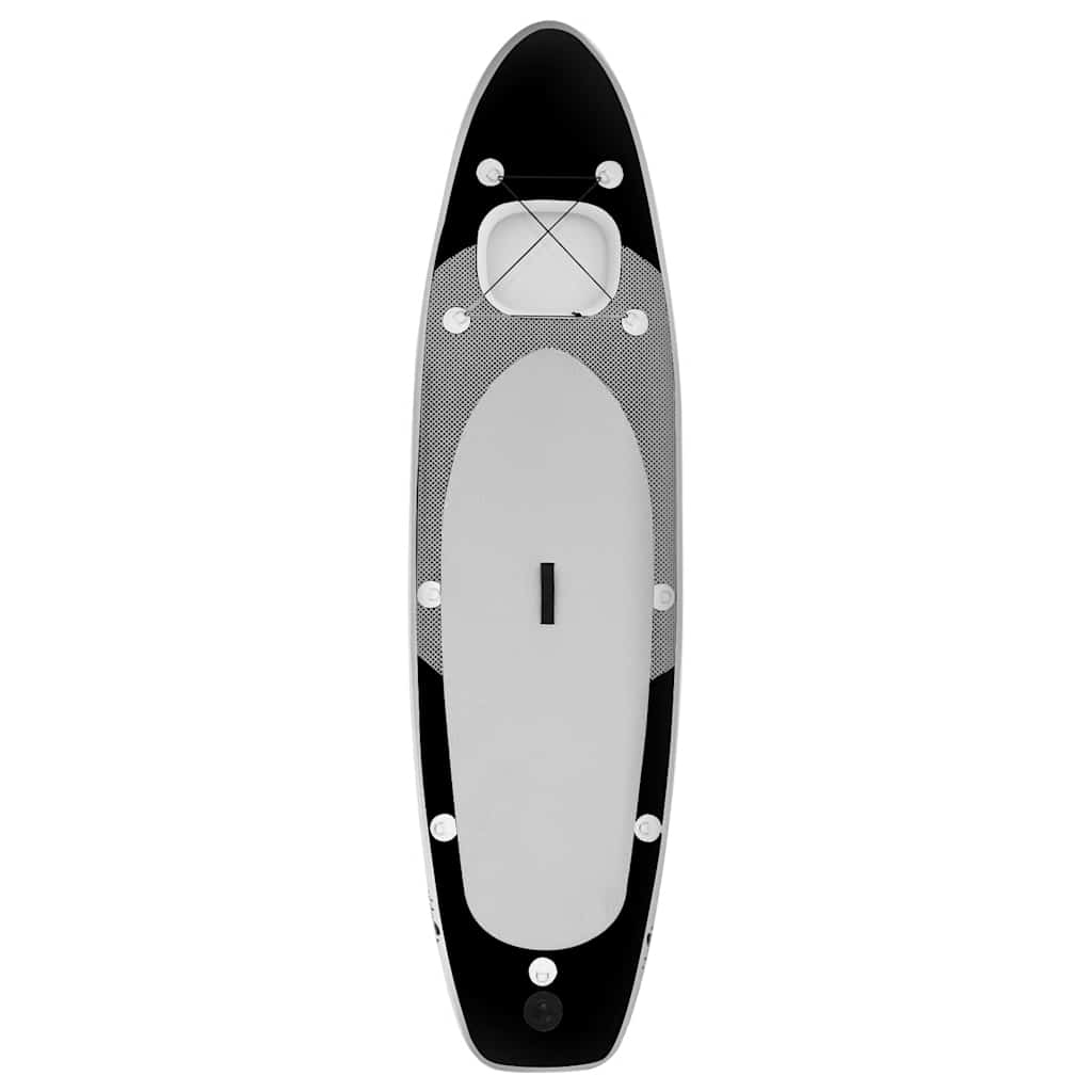 Stand Up Paddleboardset opblaasbaar 360x81x10 cm zwart