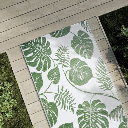 Buitenkleed Arakil Polypropeen Groen Groen Bladpatroon