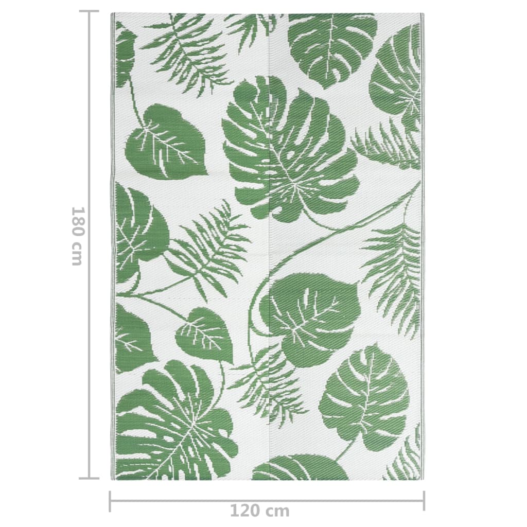 Buitenkleed Arakil Polypropeen Groen Groen Bladpatroon