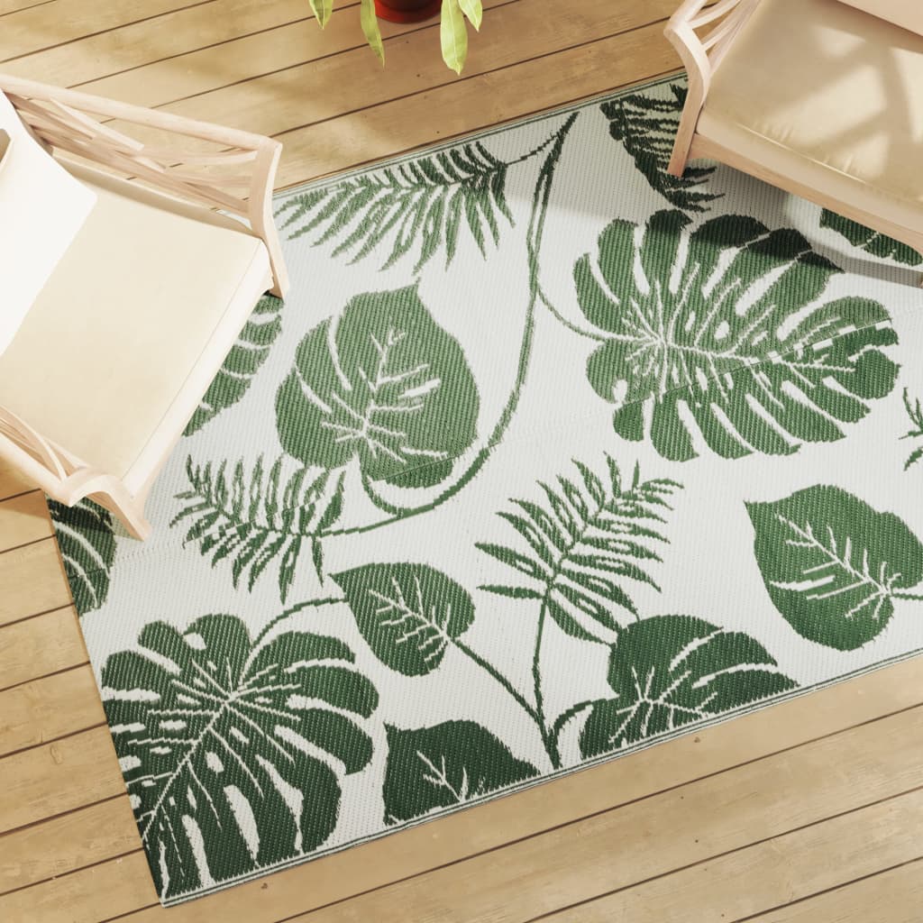 Buitenkleed Arakil Polypropeen Groen Groen Bladpatroon