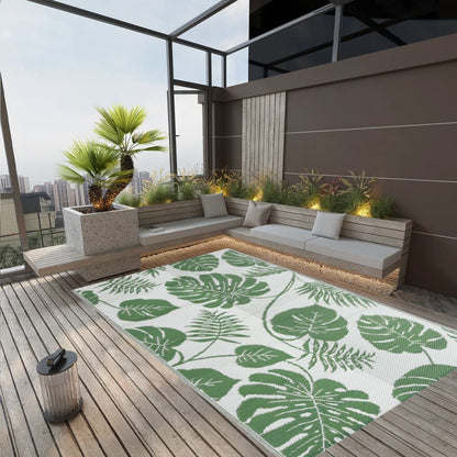 Buitenkleed Arakil Polypropeen Groen Groen Bladpatroon
