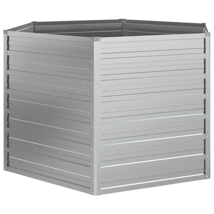 Plantenbak Verhoogd 129X77 Cm Gegalvaniseerd Staal Kleur