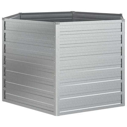 Plantenbak Verhoogd 129X77 Cm Gegalvaniseerd Staal Kleur