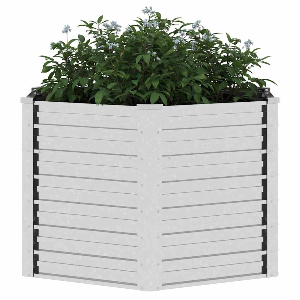 Plantenbak Verhoogd 129X77 Cm Gegalvaniseerd Staal Kleur