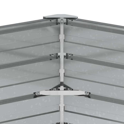 Plantenbak Verhoogd 129X77 Cm Gegalvaniseerd Staal Kleur