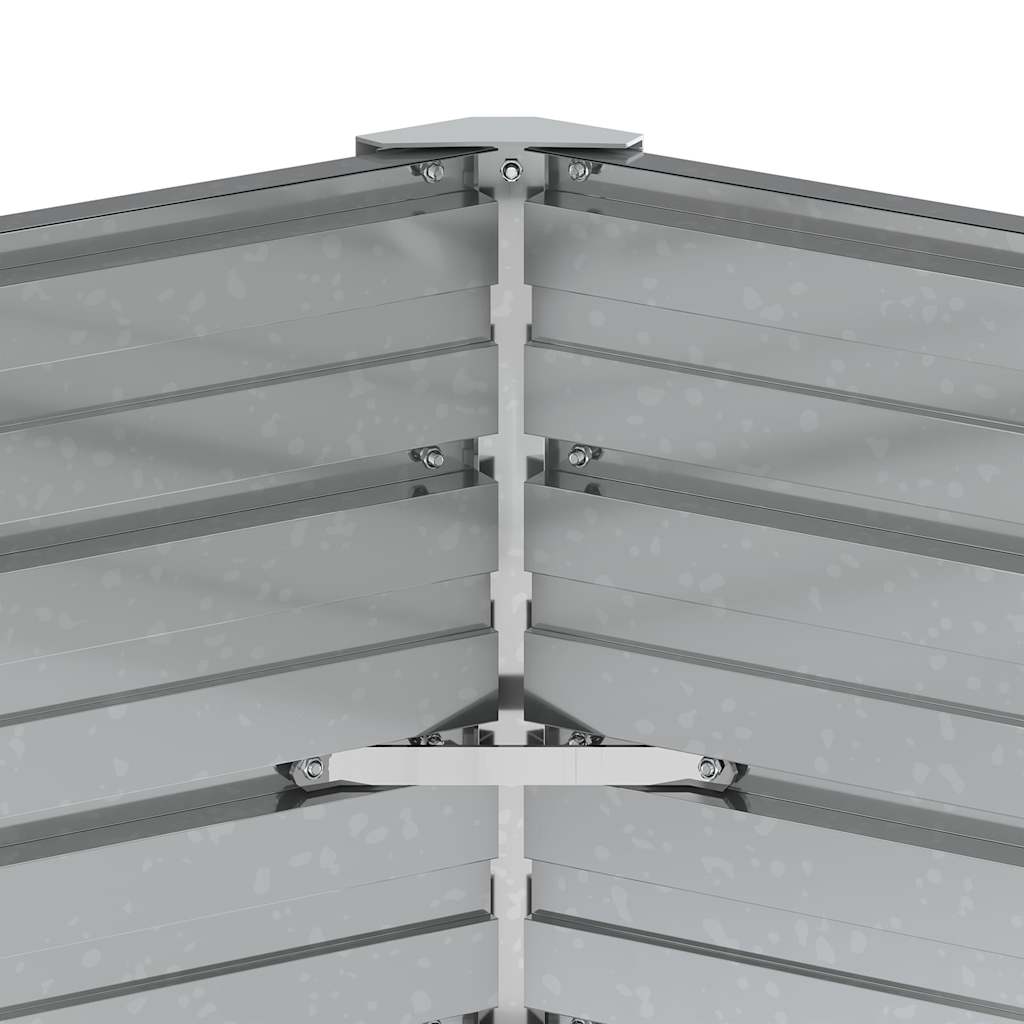 Plantenbak Verhoogd 129X77 Cm Gegalvaniseerd Staal Kleur