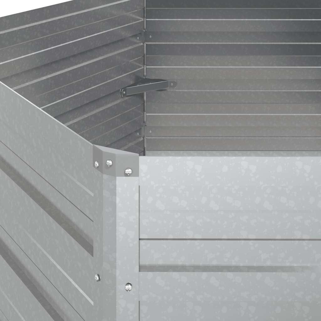Plantenbak Verhoogd 129X77 Cm Gegalvaniseerd Staal Kleur