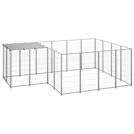 Hondenkennel 6,05 M² Staal Kleurig