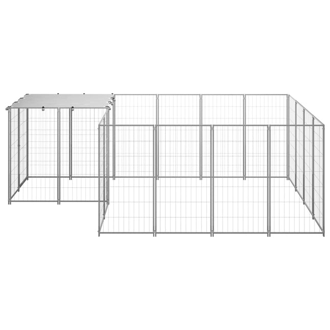 Hondenkennel 6,05 M² Staal Kleurig