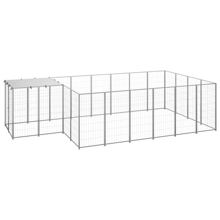 Hondenkennel 6,05 M² Staal Kleurig