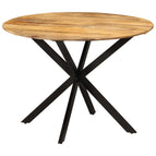Ø 110 x 78 cm / massief mangohout