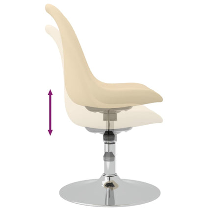 Eetkamerstoelen Draaibaar Stof Kleurig