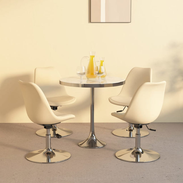 Eetkamerstoelen Draaibaar Stof Kleurig