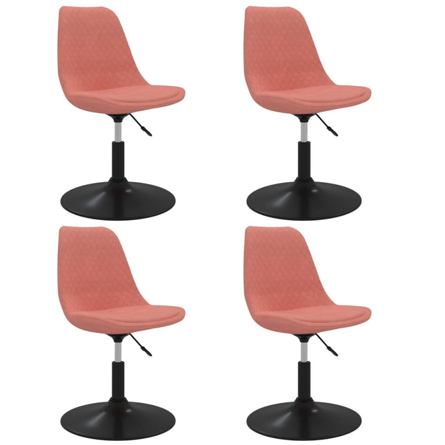 Eetkamerstoelen Draaibaar Fluweel